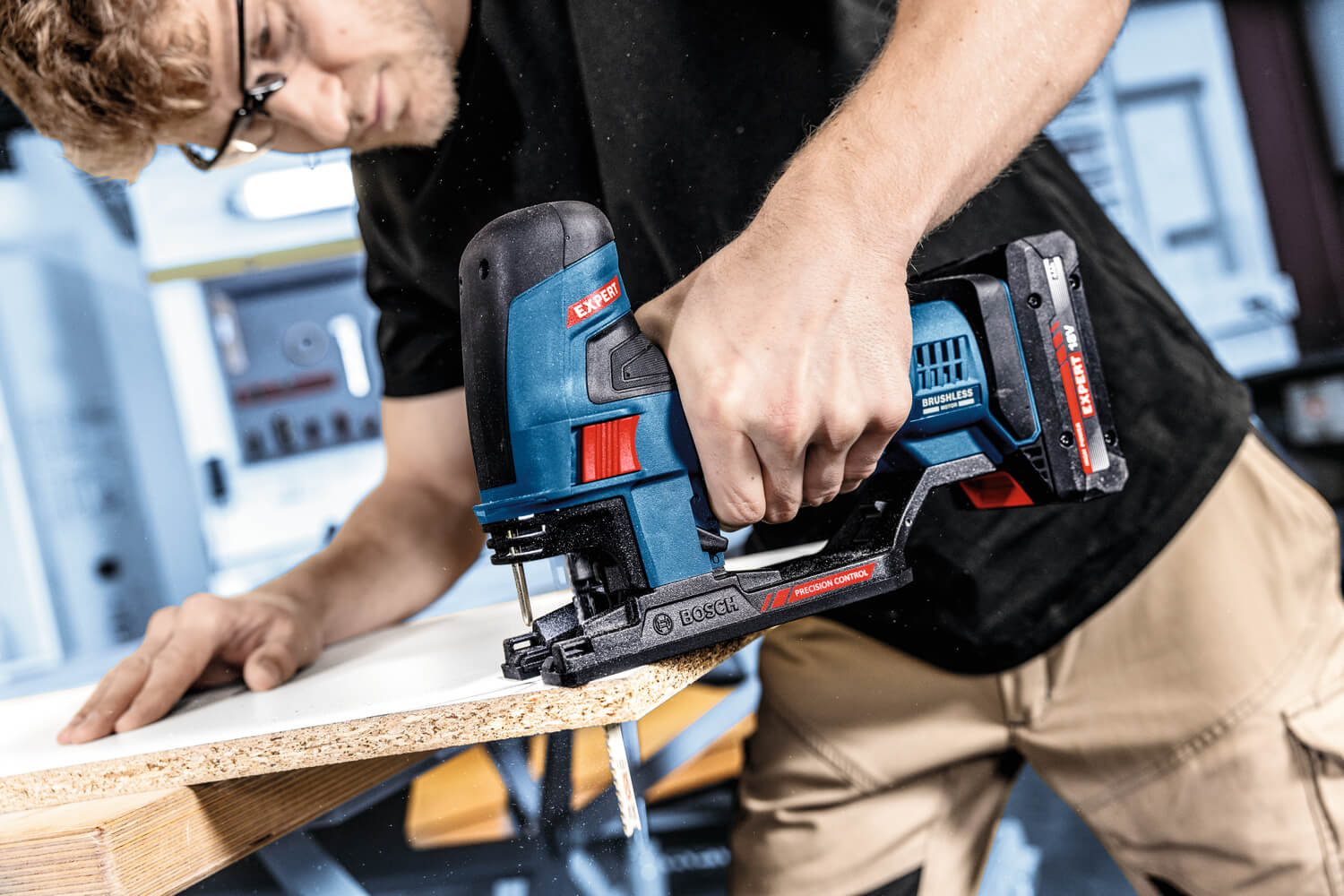 Bosch EXST18V-155S profesjonalna wyrzynarka akumulatorowa